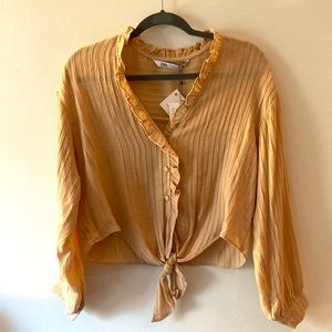 ZARA NWT BLOUSE SIZE SMALL